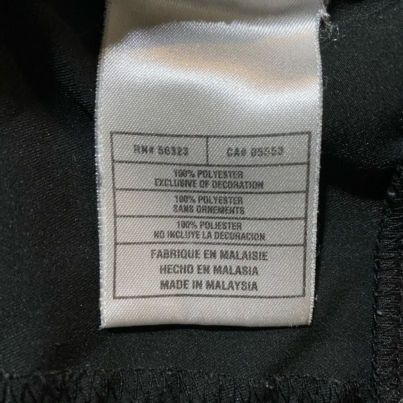 Nike Workout Jacket Black with White Stripes Size Medium - Picture 6 of 6